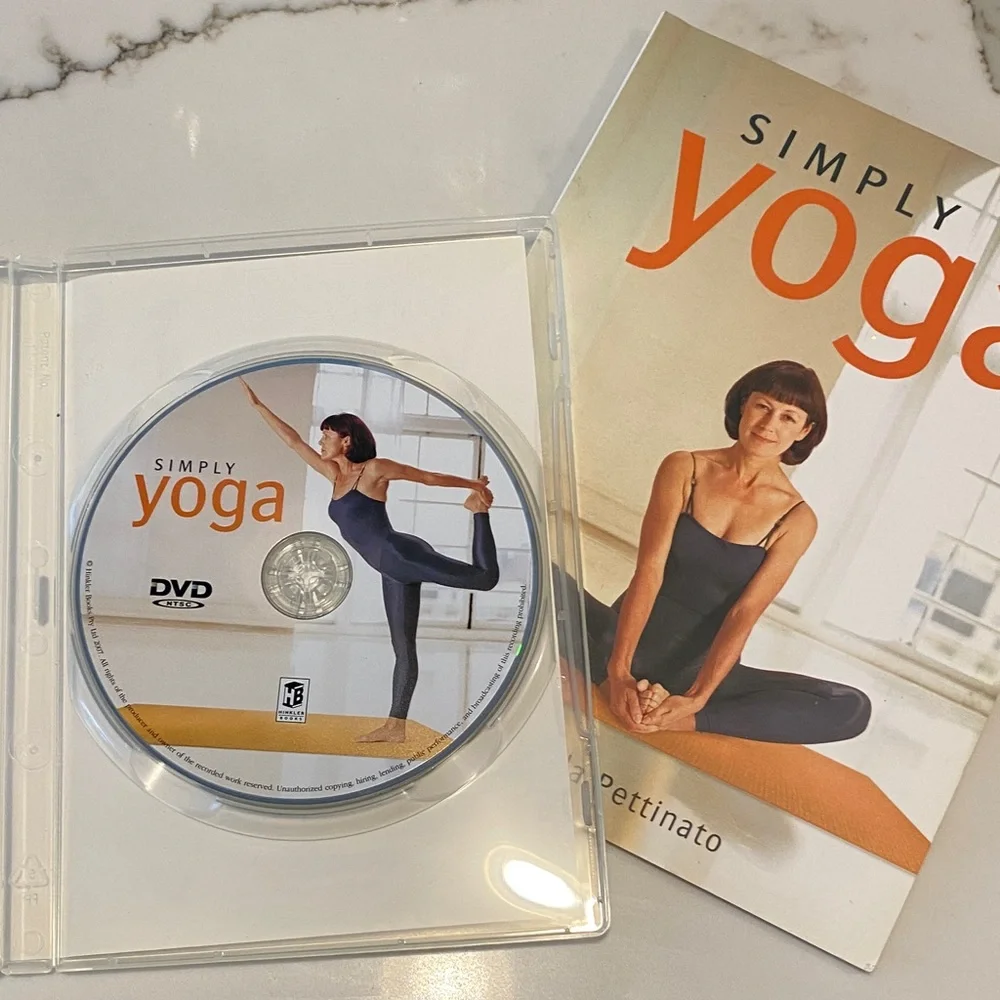 Simply Yoga DVD — White and Orange Cover